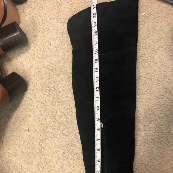 NIB J. Crew Sadie Over the Knee Boots in Black Suede Size 5 - Picture 10 of 12